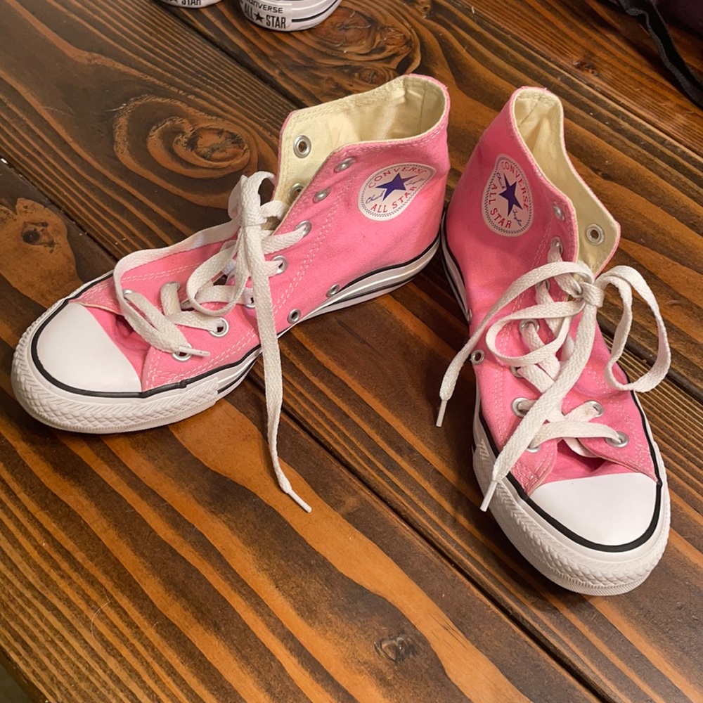 High Top Converse. Worn ONCE for family pictures!
